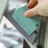 Window groove cleaning brush: A small brush for cleaning window and door slides. Window groove cleaning tool Application Scenario